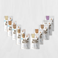 Resealable bag of 30 by Infused Pours – easy storage and retail-ready display. All flavors.