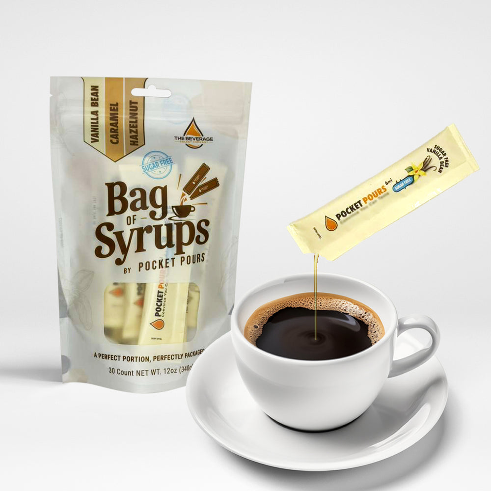 Pocket Pours Sugar Free Variety Coffee Syrup Packets