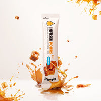 Infused Pours Sugar-Free Caramel Syrup Packets in Resealable Pouch | Single-Serve Coffee & Cocktail Flavoring